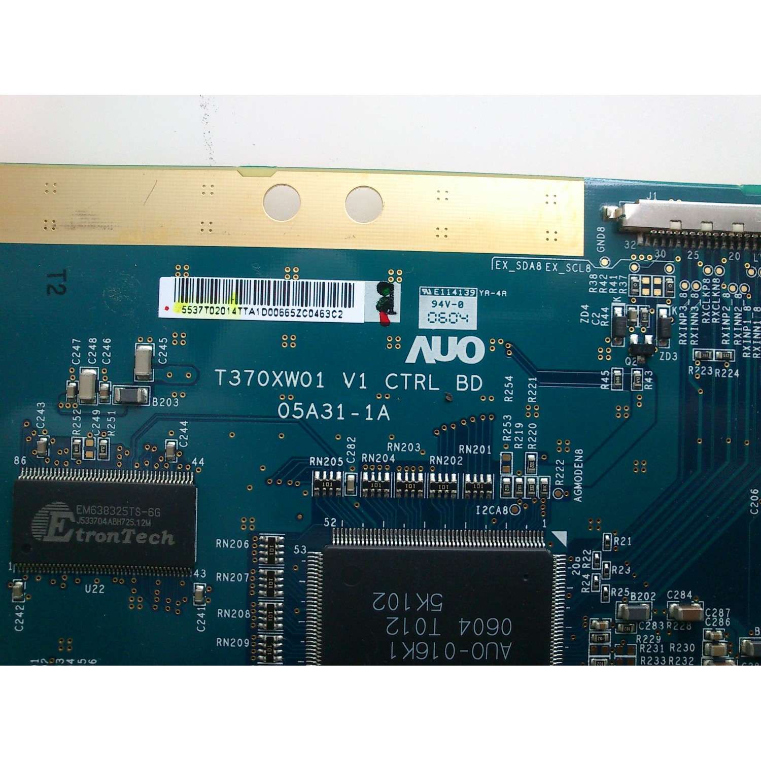 T-CON / WESTINGHOUSE 55.37T02.014 / 996510005795 / 5537T02014 / 05A31-1A / PANEL T370XW01 V.1 / MODELOS LCT3701AD / FPE3706 / W3707C / FLX-3710 / LCXW37HD1 / 37PF7321D/37 / 37PF5521D/10 / TLX-04011C / LWT-37000 / FLM-373B / PLTV-3750 / X37SV-KOMODO  - Imagen 2